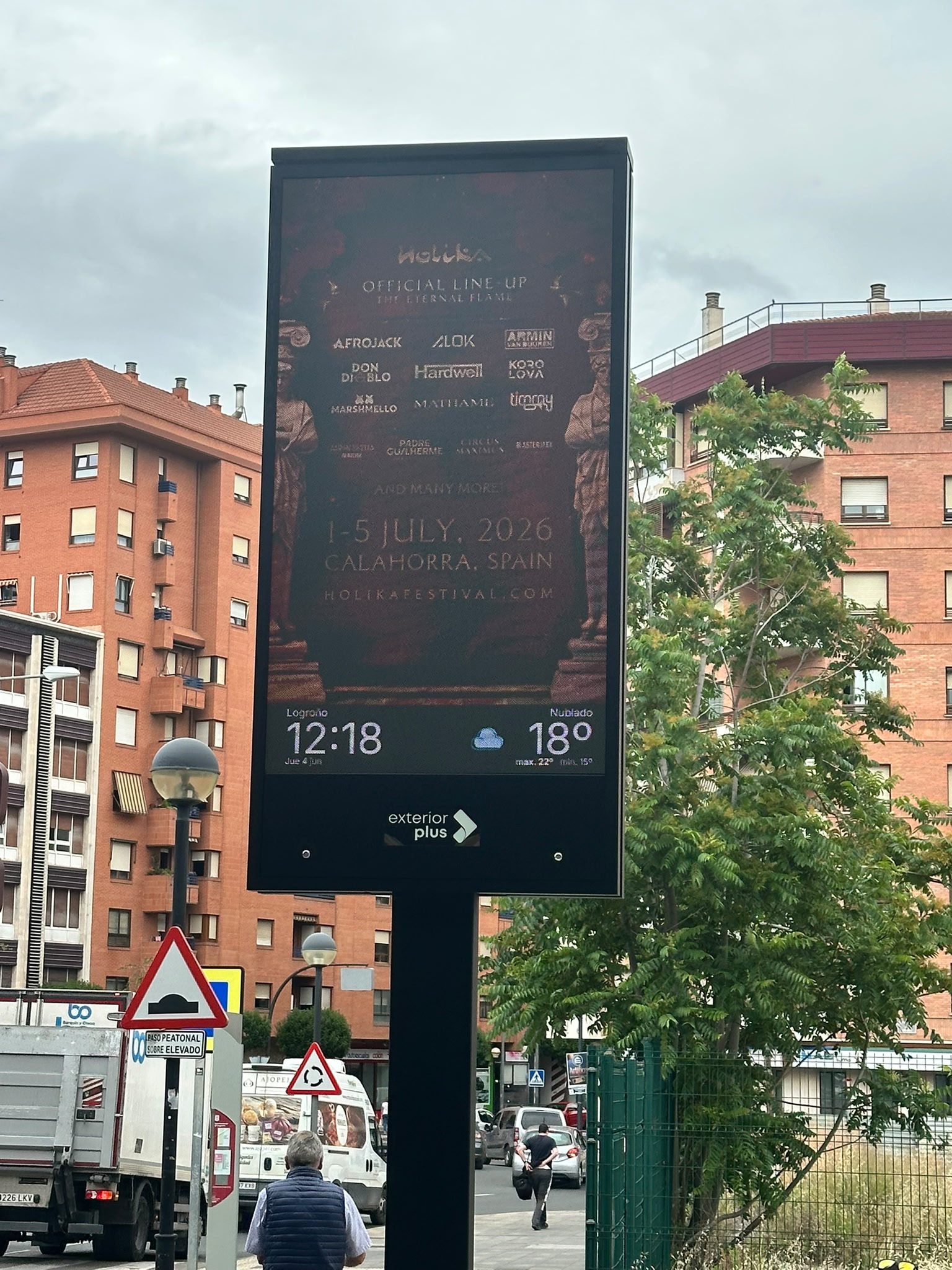 Pantalla digital en el entorno de las estaciones