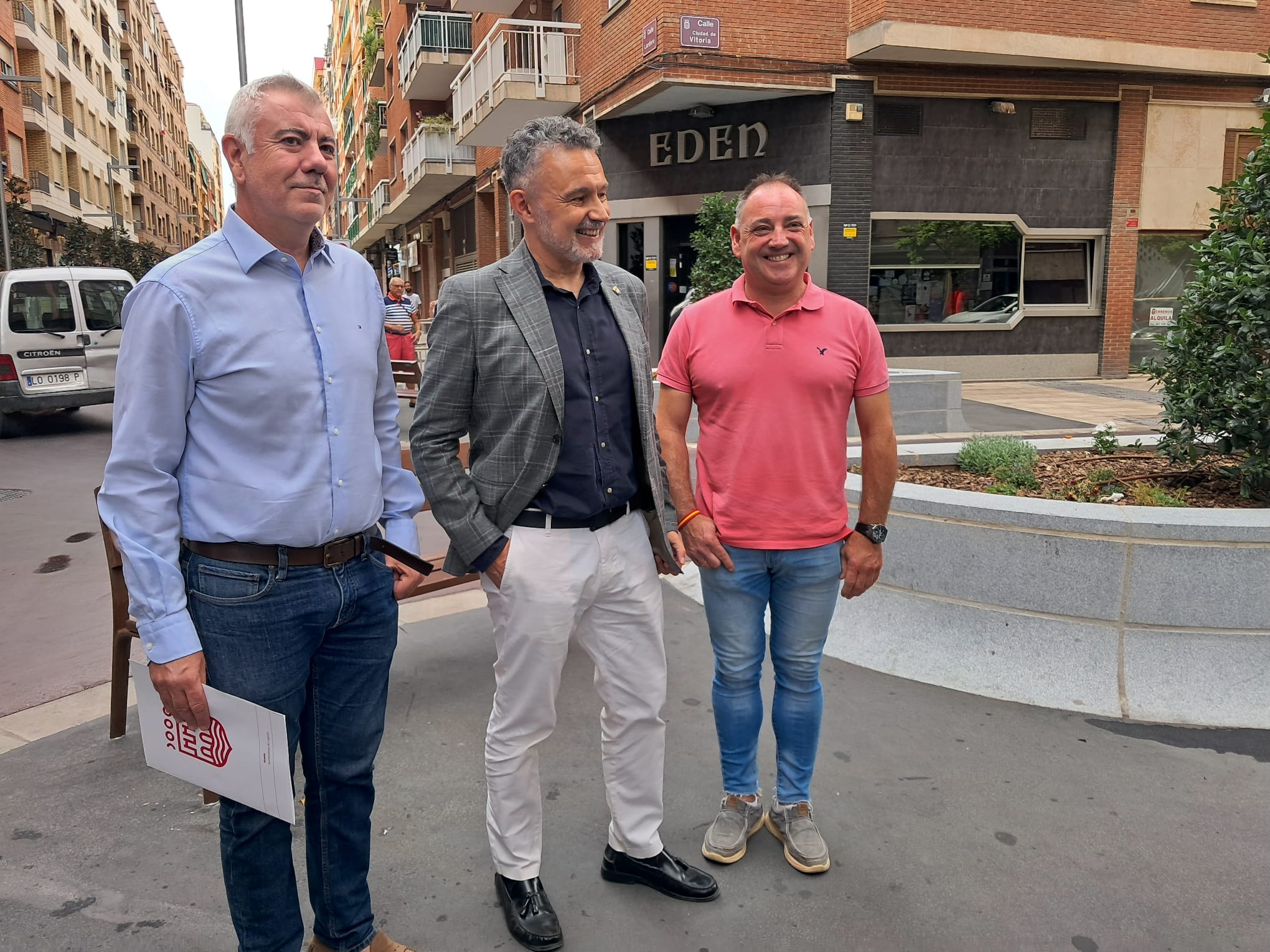 Finalización de las obras de reurbanización y mejora de las calles Lardero y Vitoria