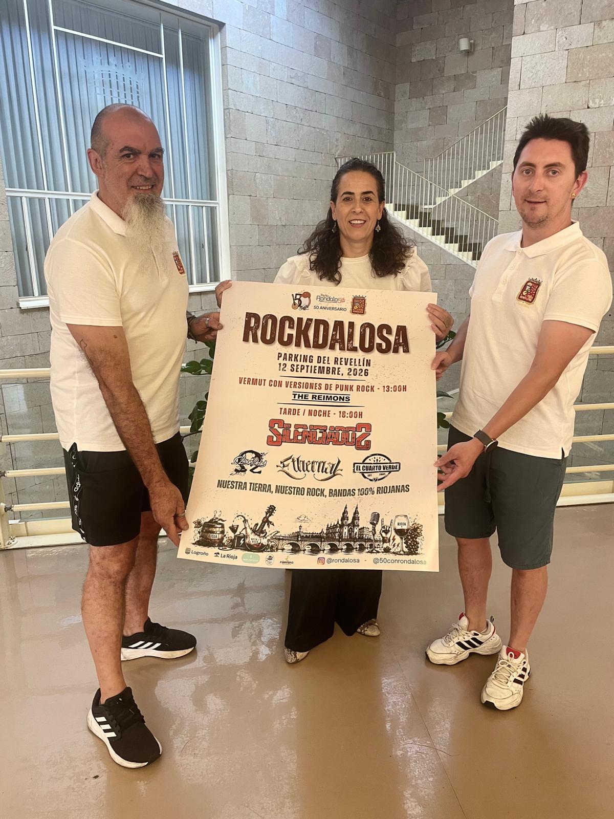 Imagen El Revellín acoge el 12 de septiembre un festival de Rock 100% riojano para celebrar 50 años de la Peña Rondalosa dentro de los actos previos a San Mateo