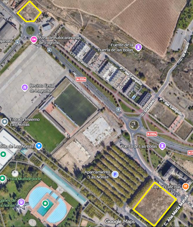 Imagen El Ayuntamiento habilita dos aparcamientos provisionales en el entorno de Las Norias con motivo de las fiestas de San Mateo