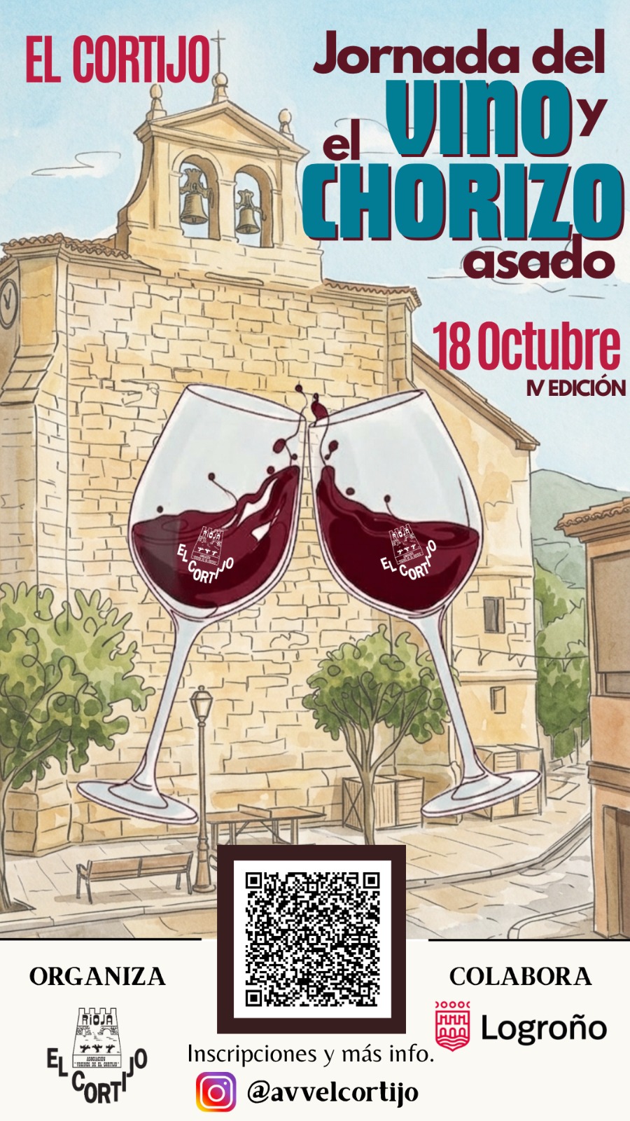 Imagen Naturaleza, gastronomía y buen ambiente en la IV Jornada del Vino y el Chorizo Asado que se celebra este domingo en El Cortijo