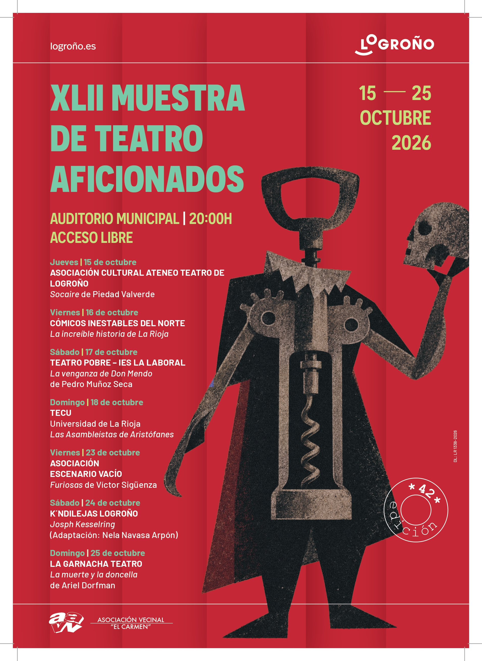42nd amateur theatre showcase begins in logroño with ‘socaire’