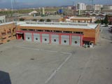 Foto imagen aérea exterior instalaciones garage vehñiculos