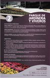 Cartel actividad Parque de Jardinería y Viveros
