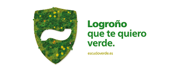 Logo "Escudo Verde: Logroño que te quiero verde"