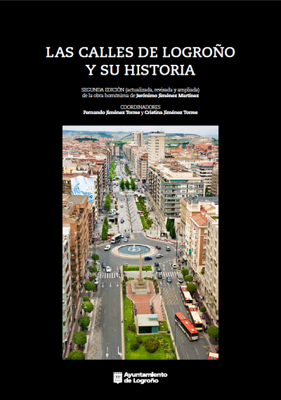 Portada del libro "Las calles de Logroño y su historia"
